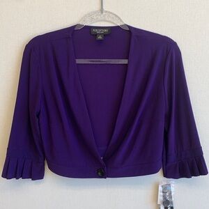 Perceptions Purple Shrug • Sz 8 • NWT!